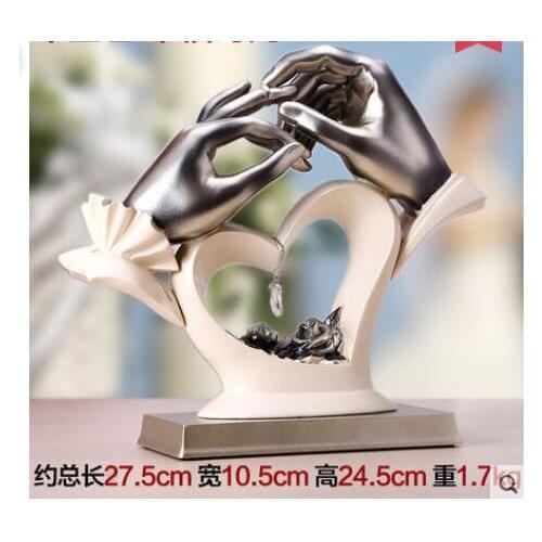 Decoration art gift craft Ring decoration wedding gift fashion home decoration wedding gift new house