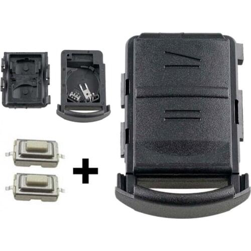 2 Buttons Car Key Remote Control Housing Replacement with 2 Microswitch Fit for OPEL AGILA MERIVA CORSA_C COMBO ASTRA New