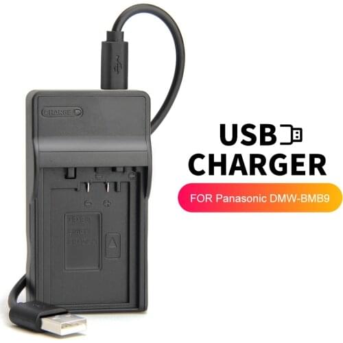 DMW-BMB9 DMW-BMB9E DMW BMB9 Battery Charger for Panasonic Lumix DMC-FZ40 DMC-FZ45 DMC-FZ47 DMC-FZ48 DMC-FZ150 FZ60 FZ70 FZ100