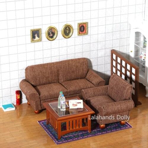 1:12 Dollhouse OB11 Mini Sofa Furniture Miniature Model for Dollhouse Living Room Furniture Decoration Accessories