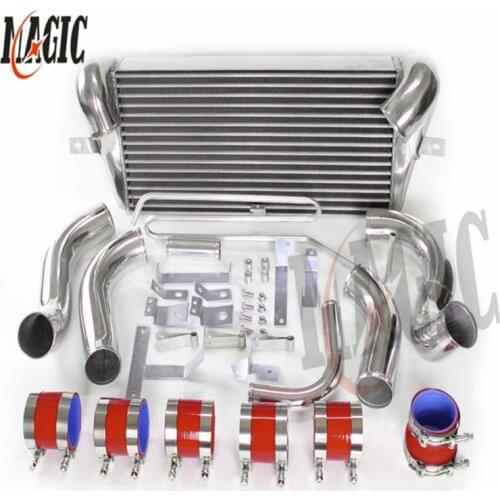 1kit x FRONT MOUNT INTERCOOLER + PIPING TURBO FIT FOR 93 94 95 96 97 MAZDA RX7 FD3S FMIC BLACK / RED / BLUE