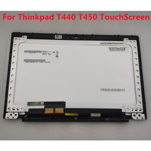 14.0"LCD Assemblies B140RTN03.0 Touch Screen Digitizer Display Assembly with Bezel For Thinkpad T440 T450