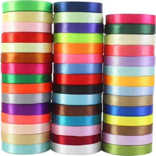 15mm Satin Ribbon DIY Festival Decor Party Crafts Wedding Home Ribbon Gift Warrping Christmas Decor Handmade Material 22Meters