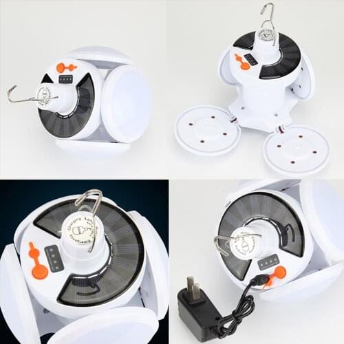 3 Lighting Modes Solar Bulb Lamp Bulb LED Bulb Indoor Outdoor Tent Hiking Light Control Camping Rechargeable Portable