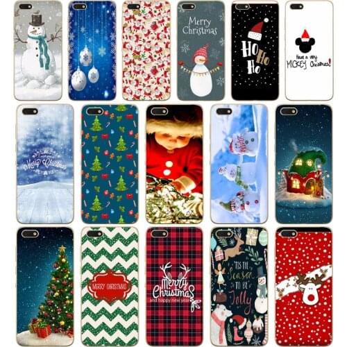 307DD Happy New Year Merry Christmas Soft Silicone Cover Case for Huawei honor 9 10 Lite 7A 5.45 7a pro 7c 5.7 inch 7x 8x case