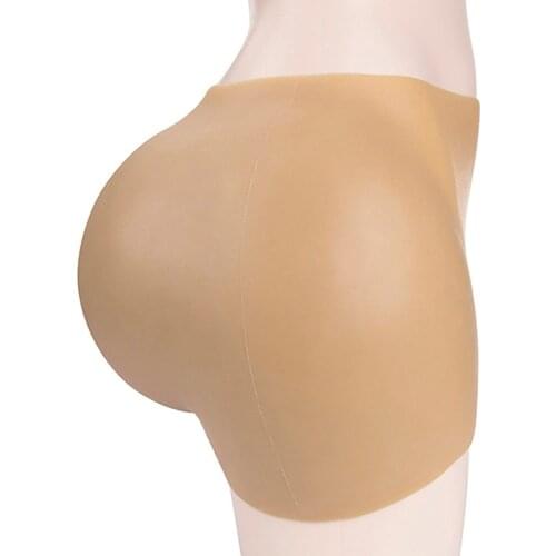 5 3-110cm Information Full Silicone Hips Ass Enhancer Shaper Panty Shaped Has 3 Size Thickness Beige Pants Body Shaper Gift 2019