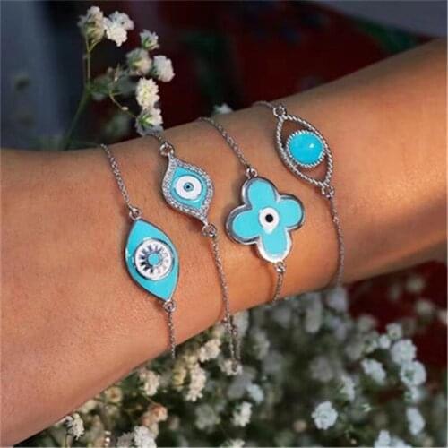 Belle Femme Blue Bracelets