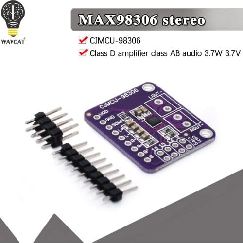 CJMCU-98306 MAX98306 Stereo Class D Amplifier Class AB Audio 3.7W