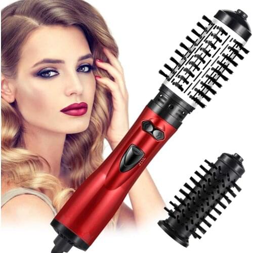 Electric Hot Air Brush One Step Hair Dryer Brush Volumizer Dry Straighten Curl Comb Salon Negative Ionic Hair Styler For Women