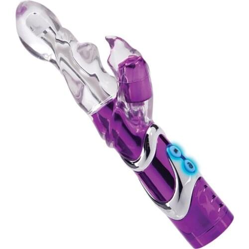 Erotic Rabbit Vibrator 8 Modes Rotation 36 Modes Vibration G Spot Dildo Vibrator Clitoris Stimulator Adult Sex Toys for Woman