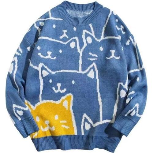 FLITSOUL Men's Knitted Pullovers