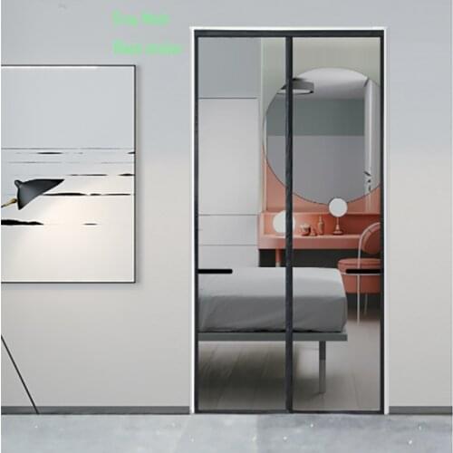 2021 New Fiberglass Magnetic Screen Door Curtain Anti-Mosquito Net Fly Insect Screen Mesh Automatic Closing Easy Installation