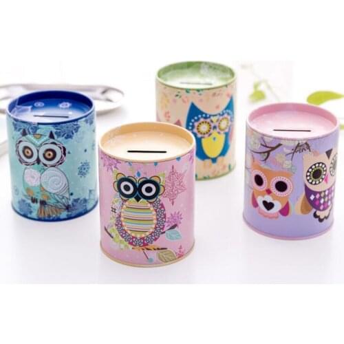 Small Cute Cartoon Piggy Bank Coins Pink Kids Storage Money Box Coin Saving Hucha Metal Kumbara Defi Cofre De Dinheiro 60KOA53