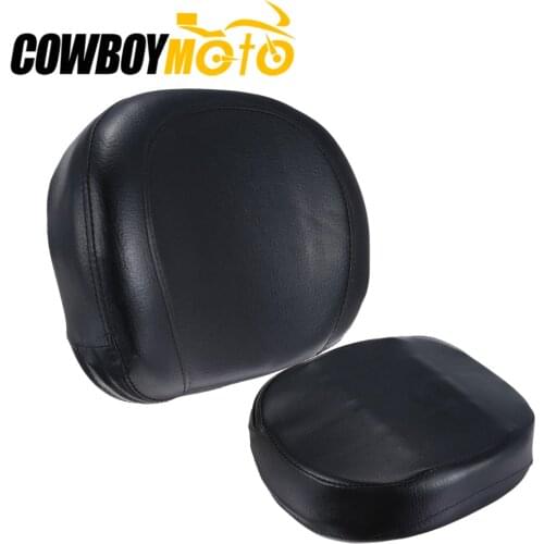 Motorcycle Universal Rear Backrest moto Cushion Pad Sissy Bar Cushion Pads For Harley Honda Suzuki Yamaha kawasaki