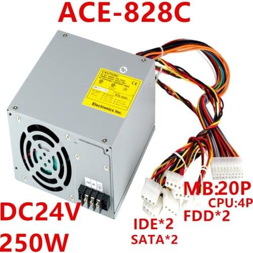 New PSU For IEI ATX DC24V 250W Power Supply ACE-828C ACE-828C-RS ACE-828CRS