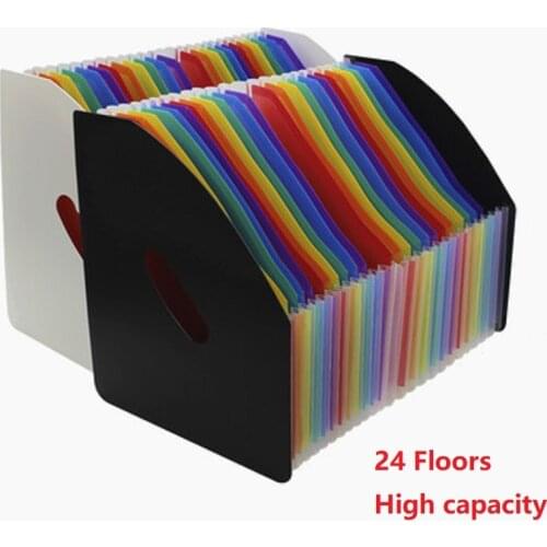 Office Storage High Capacity A4 File Receipt Folder Document Organiser Envelopes Desk Storage School Student Paper Expanding Box