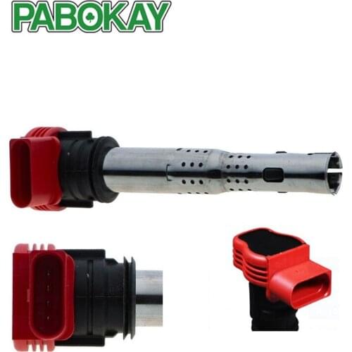BRAND NEW OEM GENUINE 06-13 for VW Touareg RED Ignition Coil 06E905115E 06E905115C 06E905115B 06E905115D