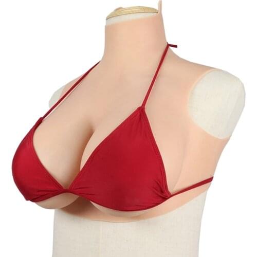 Realistic Silicone Breast Forms Fake Boobs Enhancer Tits For Transgender Shemale Drag Queen Cosplay Crossdresser Bragas y Tangas