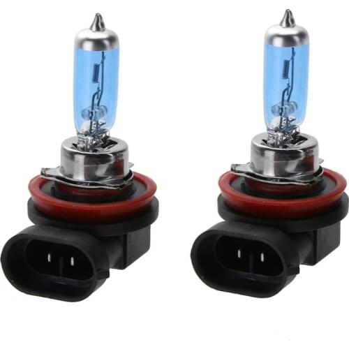 VODOOL 2Pcs H11 12V 55W Blue Halogen Light Bulbs For Car Headlamp Headlight Fog Lamp Replacement Halogen Bulb Auto Light Source