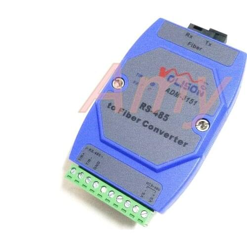 485 optical fiber transceiver 1 bidirectional RS485 converter of optical fiber to optical fiber industrial grade 485 parking bar