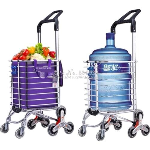 5%Buy Food Car Small Pull Driver Pull A Cart Climb The Stairs Fold Portable Household Garden Cart Pull Rod The Elderly Trailer