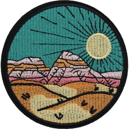 Customized Delicate Embroidered Patches, Flowers Iron On Patches, Sew On Applique Patch, Custom Backpack Patches