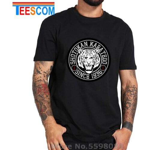 Japanes Kanji Vintage Shotokan Tiger Karate-do Logo T shirt men Retro Shotokan Karate Do Badge since 1936 T-shirt Shotokan shirt