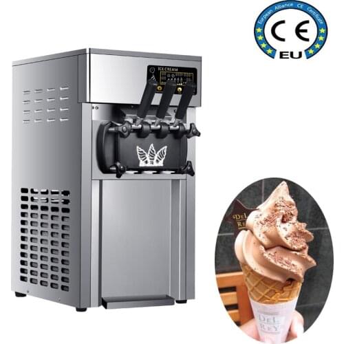 Fast Refrigeration Top Soft Ice Cream Making Machine 110V 220V