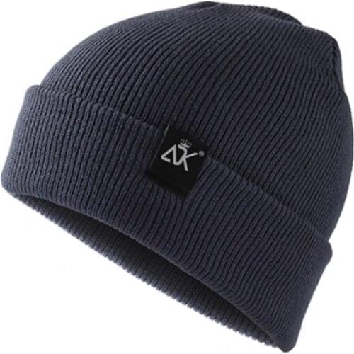 Fashion Brand Candy Color Beanie Hat Men Woman Winter Warm Knitted Hats Unisex Hip Hop Streetwear Skullies Caps Autumn Bonnets