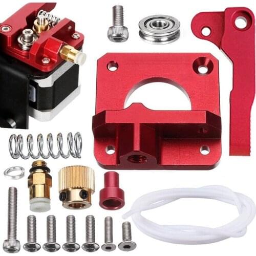 Upgraded MK8 Extruder Aluminum Drive Feed Replacement 3D Printer Extruders Kit for Creality CR-10,CR-10S,CR-10 S4,RepRap Prusa i