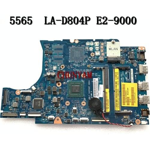 BAL23 LA-D804P FOR Dell Inspiron 5565 laptop motherboard E2-9000 CPU CN-0NHPJD NHPJD NEW mainboard 100%tested