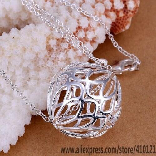 P124_2 Lucky Charm Silver Color Pendants For Women Sterling Necklace Women Accessories Fashion Pendant /flkaocra Cdgakuna