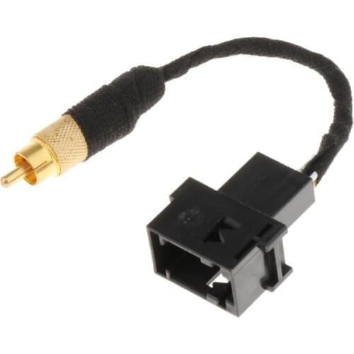 Plastic 4" to 8" PNP Rearview Camera Harness Adpater Adaptor Fit for Ford Sync 2, 177mm Overall Length