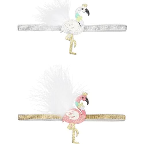 Miss Cute Fashion Kids Girl shiny Headband feather Hair Band Headband Hairband Hair Apparel Accessories Kids Headpiece Headwear