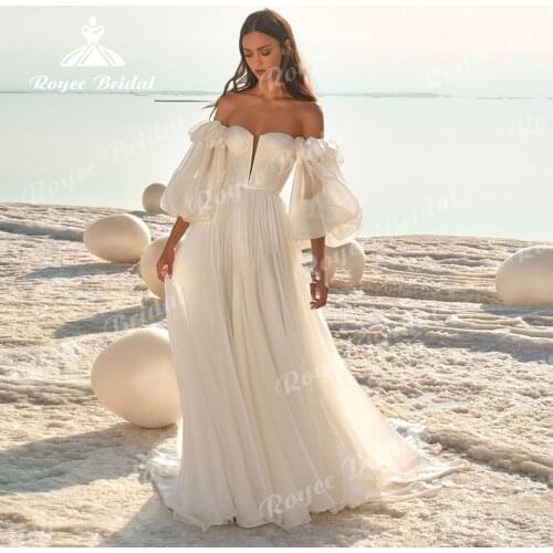 Roycebridal Chiffon Wedding Dresses