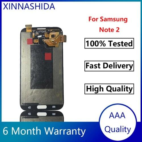 High Quality for Samsung GALAXY Note 2 N7100 N7105 LCD Display Touch Screen Digitizer Assembly