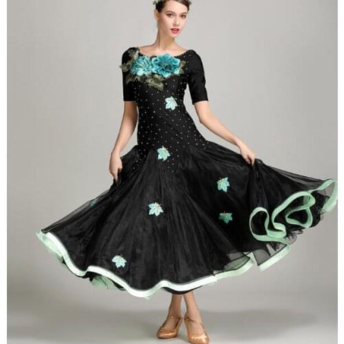 Waltz ballroom dance competition dresses standard ballroom dress competition dress ladies women girl S9021