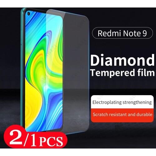 2-1Pcs Tempered Glass for Xiaomi Redmi 10X 9C 9A 9AT 9i Note 9 9T 9S 8 8T 8A 7 7S Pro Max protective Film Phone Screen Protecto