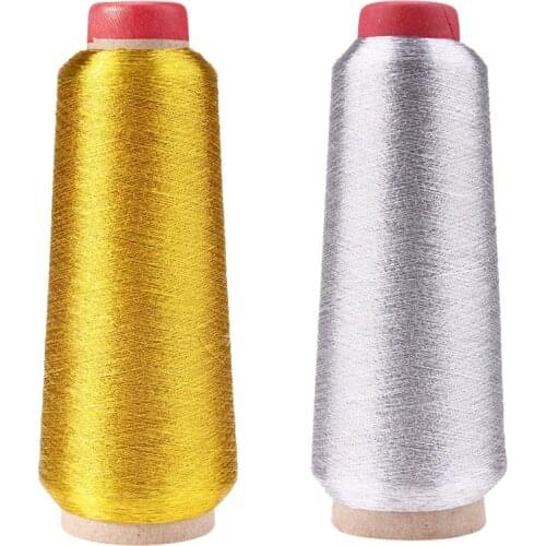 Gold/Silver Computer Cross-stitch Embroidery Threads 3000M Sewing Thread Line Textile Metallic Yarn Woven Embroidery Line