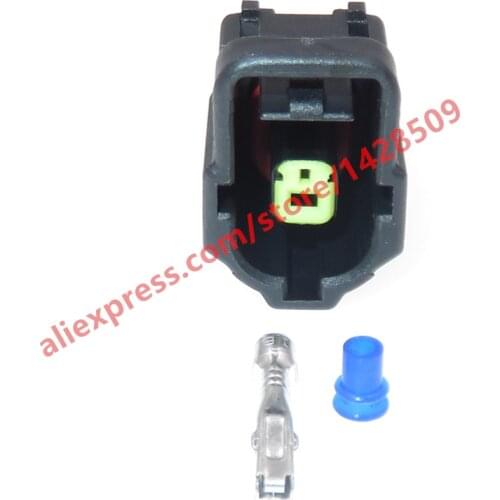 5 Sets 1 Pin Electrical Auto Waterproof Connector 1.8 Series Dustproof Wire Female Plug With Terminal and Rubber Seals 184042-1