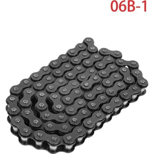 1Pcs 1.5Meters 06B-1 Roller Chain Pitch 9.525mm Carbon Steel Industrial Transmission Chain/Chain Connector