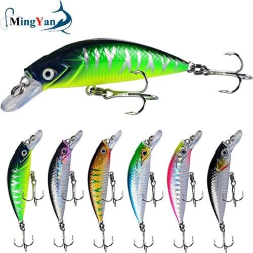 1PCS Fishing Lures Minnow Sinking Wobbler Fishig Carp Bait Hard Bait 6cm 6g Artificial Crankbait Jerk Bait Pesca Fishing Tackle