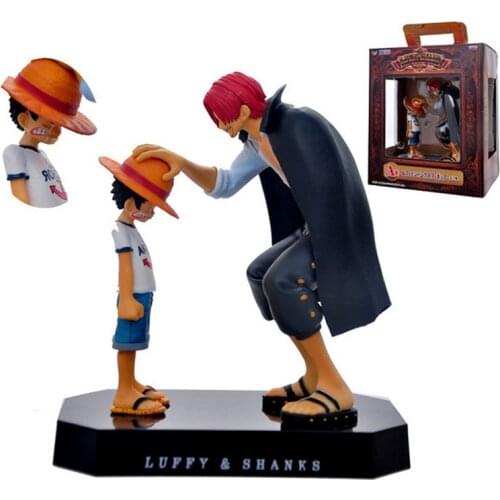 18cm One Piece big size Monkey D. Luffy Shanks Action Figures Anime PVC brinquedos Collection Figures toys