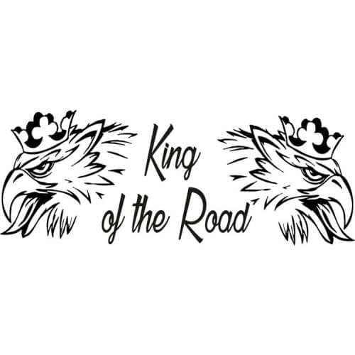 27CM*13CM SAAB SCANIA The King of The Road Funny for Auto Car/Bumper/Window KK Vinyl Car Decal DIY Decor Car Accessories