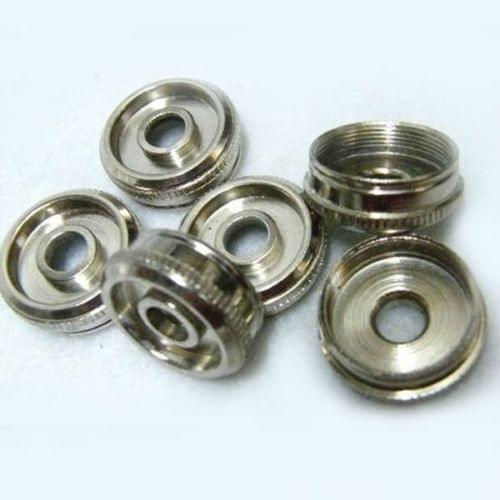 6 pcs trumpet top caps chrome new