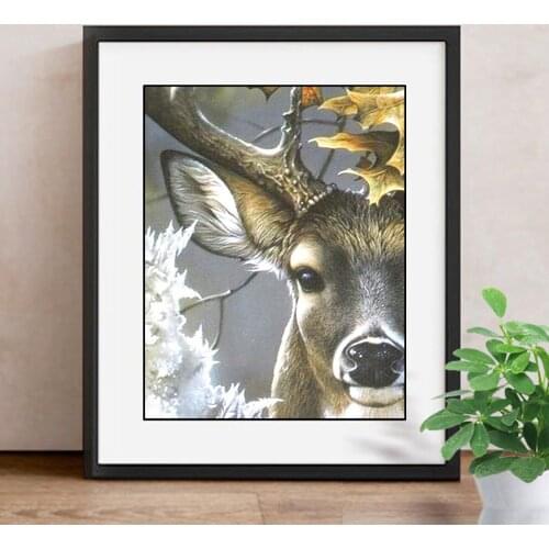 Diamond Painting Deer Full Square 5D DIY Diamond Embroidery Mosaic Animal Rhinestone Handmade Decor Home Hot Sale