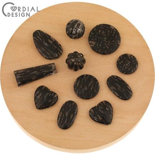 Cleance/Cordial Design/Black Lines Printed/Clear Beads/Choose/Acrylic Bead/Mix Styles/Jewelry Accessory