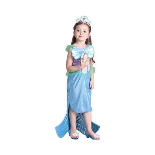 Princess dress Clothing Kids Swimsuit mermaid costume The little Mermaid Ariel Cosplay costume mermaid dress Mermaid Tail