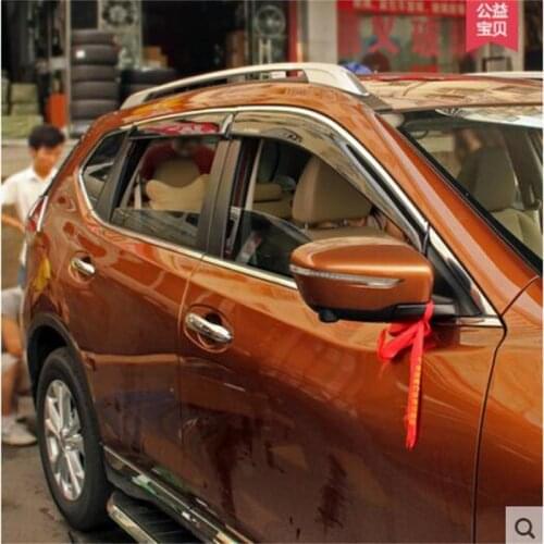 For Nissan X-Trail XTrail 2008-2013/2014-2016 Window Visor Vent Shades Sun Rain Deflector Guard Awnings Car-Styling Accessories