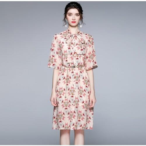 Расклешенные летние платья HIKAEOM China At AliExpress